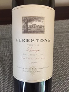Firestone Cabernet Sauvigon Cabernet Franc Merlot Petit Verdot Malbec 2006